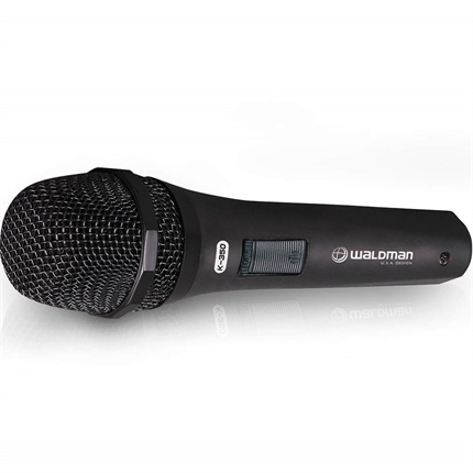 Microfone com Fio Karaoke K-350C Waldman