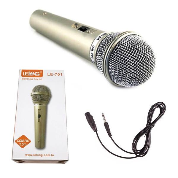 Microfone com Fio Leong Le701 - Rpc
