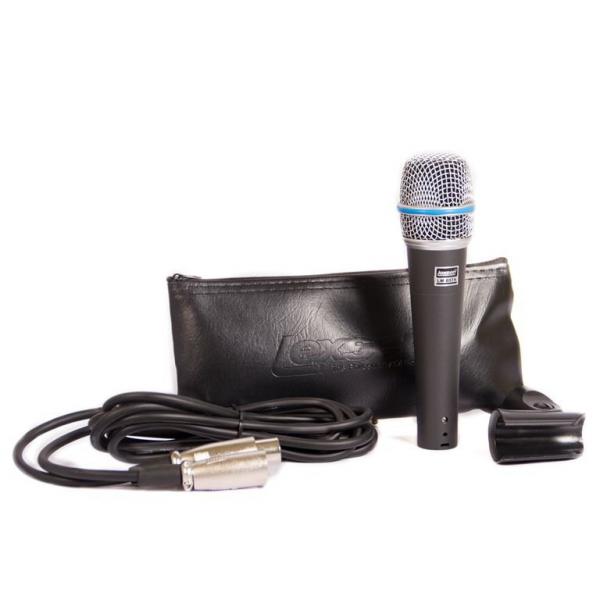 Microfone com Fio Lexsen Supercardioide LM-B57A Cachimbo
