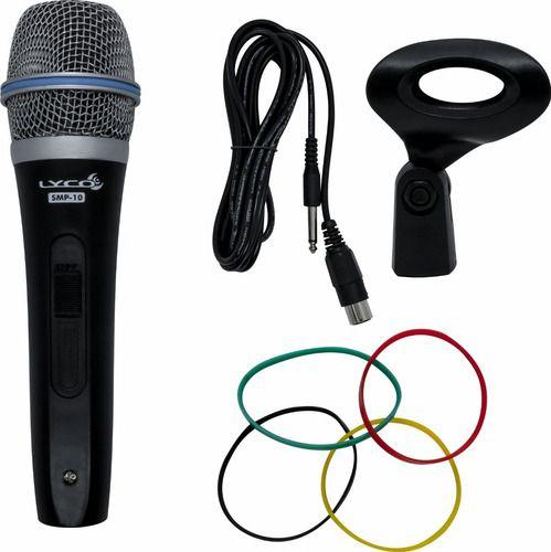 Microfone com Fio Mao com Chave Smp10 Lyco
