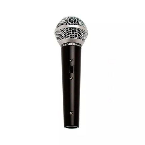 Microfone com Fio Mão LS58 Unidirecional Preto LeSon
