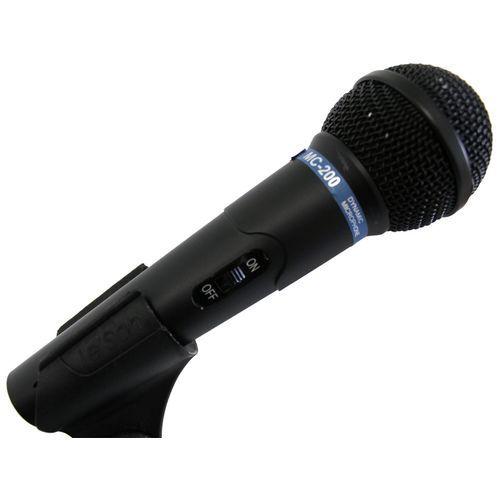 Microfone com Fio MC 200 PRETO FOSCO - LESON