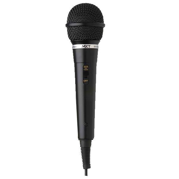 Microfone com Fio 3 Metros Plástico Preto M-1800b - Mxt