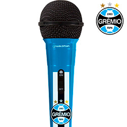 Microfone com Fio para PC Karaokê DVD Grêmio MIC-10 Waldman