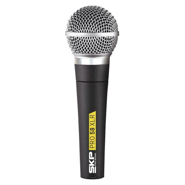 Microfone com Fio Profissional Acompanha Cabo de 5 Metros Pro-58xlr - Skp Audio