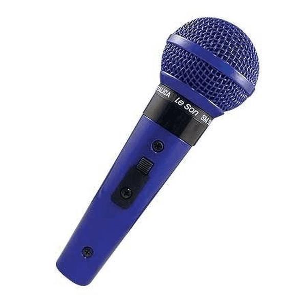 Microfone com Fio Profissional Azul SM-58 P4 - Leson