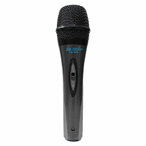 Microfone com Fio Profissional Cabo 5 Metros LS300 - Leson