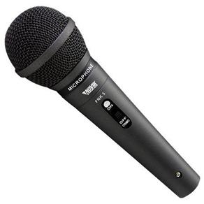 Microfone com Fio Profissional Fnk-5 Novik Dinâmico 4,5M