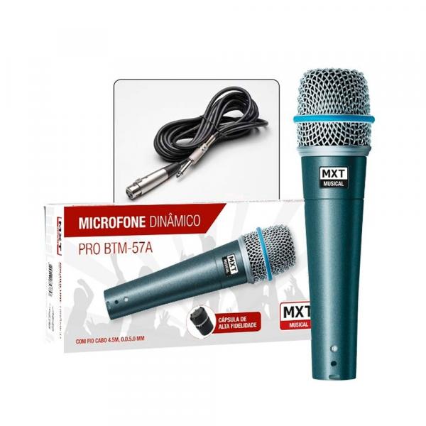 Microfone com Fio Profissional Pro Btm-57a - Mxt