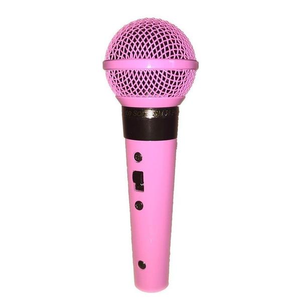 Microfone com Fio Profissional Rosa SM-58 P4 - Leson