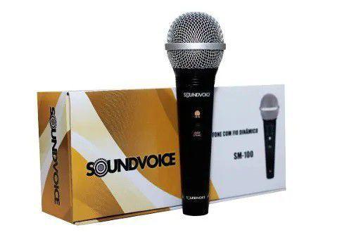 Microfone com Fio Sm 100 Soundvoice