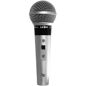 Microfone com Fio Sm-58 P4 Ab Champanhe Leson