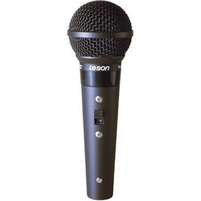 Microfone com Fio Sm58B Preto - Leson
