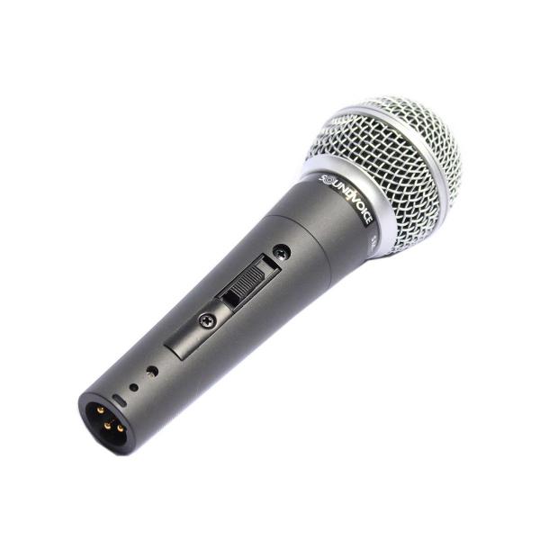 Microfone com Fio SM58S com Chave SoundVoice