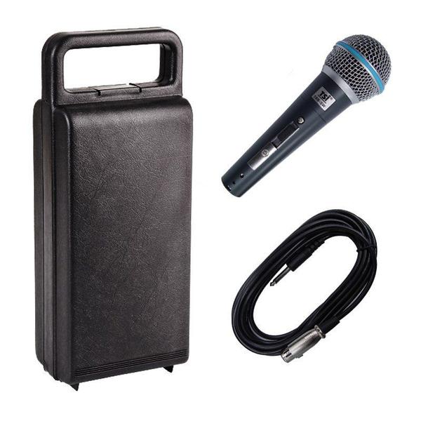 Microfone com Fio TSI 58B SW com Case