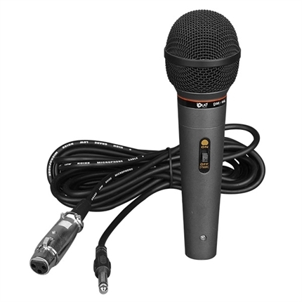 Microfone com Fio Unidirecional Preto Dm-66 Loud