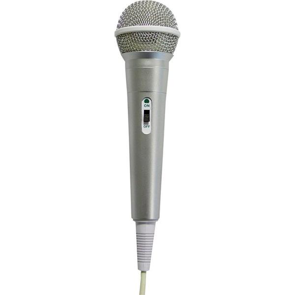 Microfone com Fio Waldman MIC-10 Prata