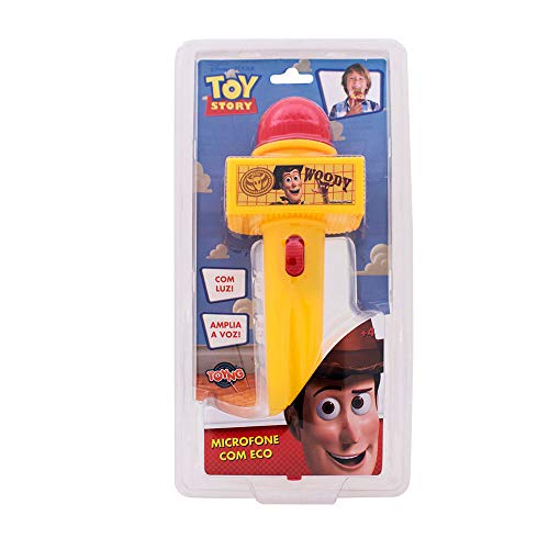 Microfone com Luz Amarelo Toy Story Toyng