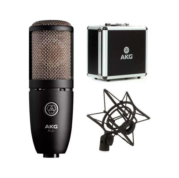 Microfone Condensador Akg P220 Perception - Preto - Jbl