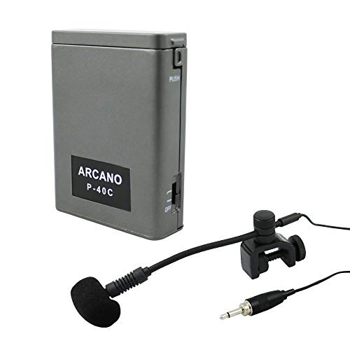 Microfone Condensador Arcano Fd-1001b C/Alimentador D Corpo