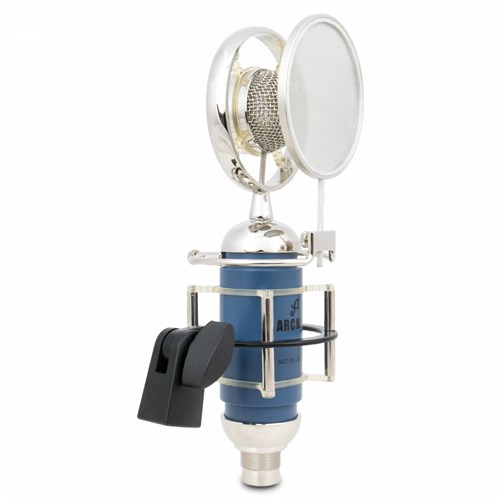 Microfone Condensador Arcano NEO-BLUEBALL C/ Bolsa para Transporte