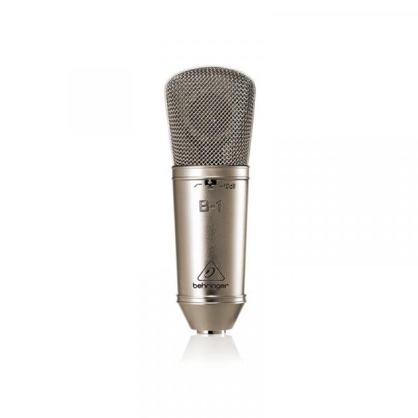 Microfone Condensador Behringer B-1 - Sons com Incrível Realismo e Conector de Saída XLR de 3 Pinos