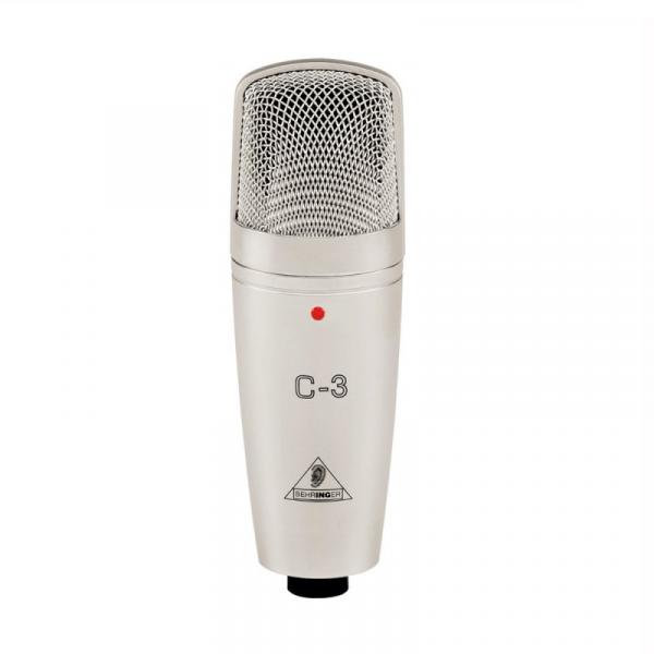 Microfone Condensador Behringer C-3 Padrão de Captação Cardioide ou Om-direcional