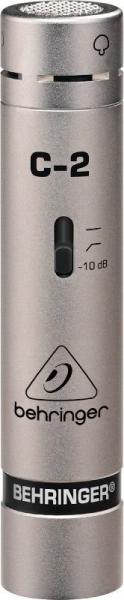 Microfone Condensador C-2 Behringer Kit com 2 Peças