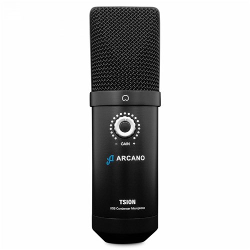 Microfone Condensador com Fio USB Arcano TSION