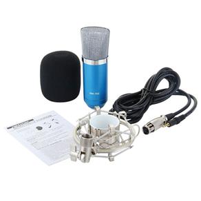 Microfone Condensador de Som com Suporte de Metal BM-700