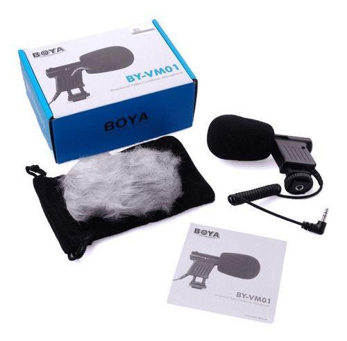 Microfone Condensador DSLR Boya BY-VM01