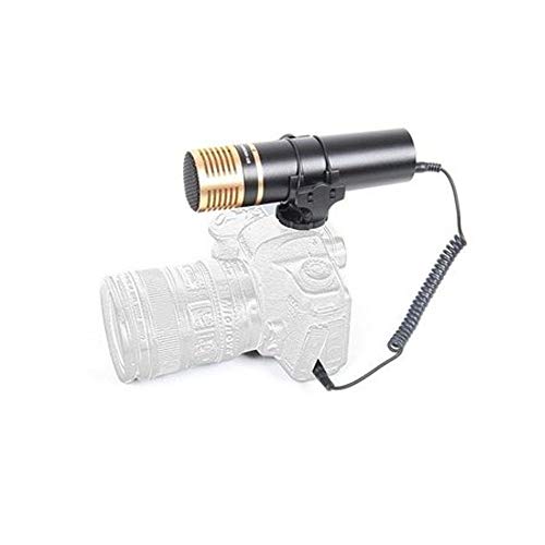Microfone Condensador Estéreo para Câmera DSLR, Filmadora e Gravadores de Áudio