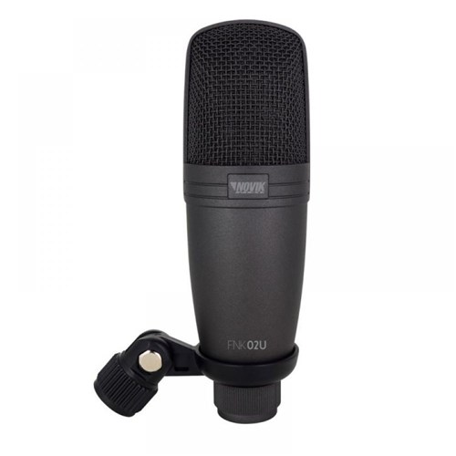 Microfone Condensador Fnk 02u Novik Usb Studio