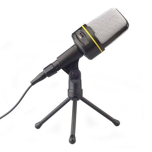 Microfone Condensador Multimídia com Tripé para Gravacao no