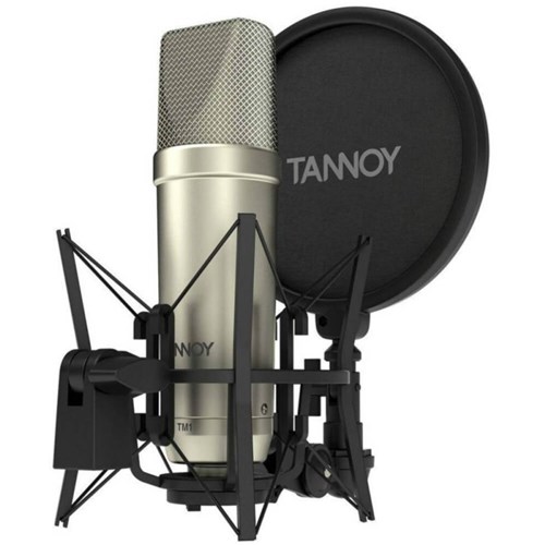 Microfone Condensador para Estudio Tannoy Tm1 Padrao de Captacao Cardioide
