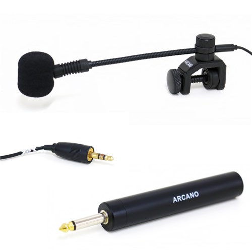 Microfone Condensador para Instrumento WZ-3000 (Sterp) C/ Adaptador P10 Sax