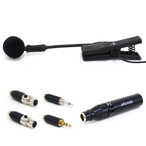 Microfone Condensador para Instrumento WZ-2000F (Sett) C/ Adaptadores Cambiáveis Sax