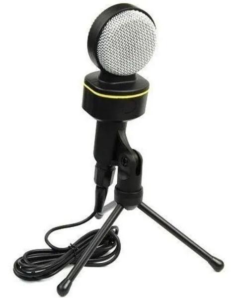 Microfone Condensador Pc Notebook Celular Gravador com Tripé - Xtrad