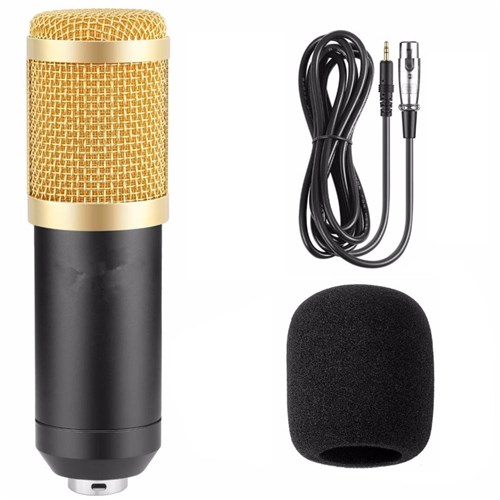 Microfone Condensador Profissional BM800 C/ Cabo e Filter - AC0265