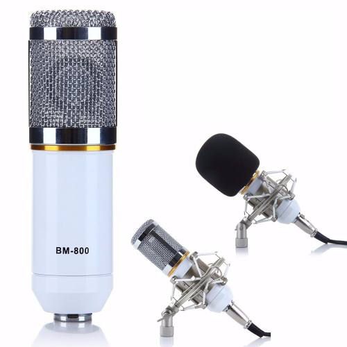Microfone Condensador Profissional Bm800 Studio Audio - Oem Design