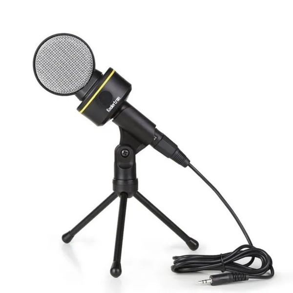 Microfone Condensador QY - 930 P/ Estúdio com Fio - Mchos
