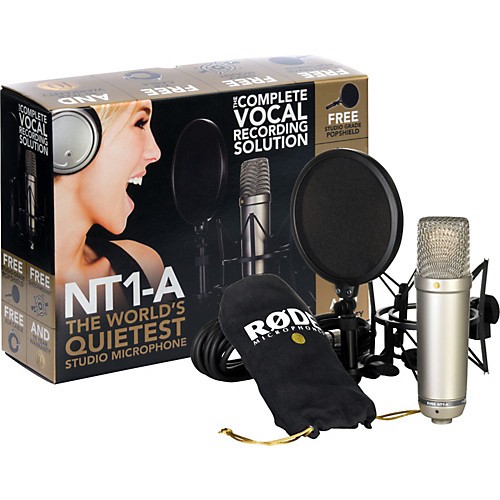 Microfone Condensador Rode NT1-A - Kit Completo