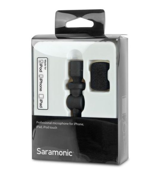 Microfone Condensador Saramonic para Smartphones - SmartMic