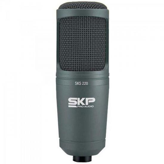 Microfone Condensador SKS-220 Preto SKP