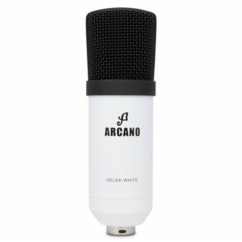 Microfone Condensador USB Arcano DELEK-WHITE