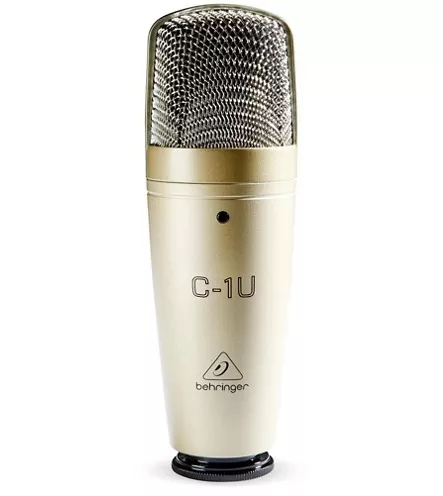 Microfone Condensador Usb Behringer C1 U Prof. Estudio
