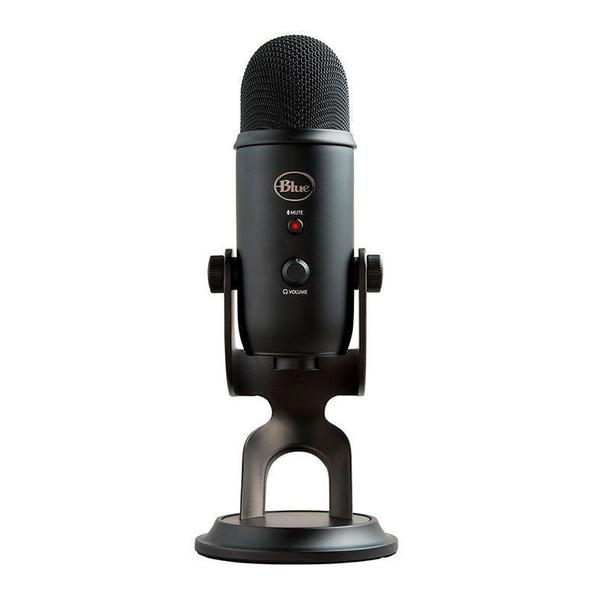 Microfone Condensador USB Blue Yeti Blackout 988-000100 Preto - Logitech