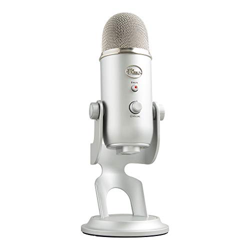 Microfone Condensador USB Blue Yeti Prata