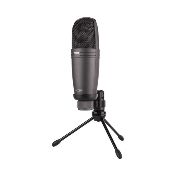 Microfone Condensador Usb Fnk 02, Acompanha Cabo Usb e Tripé - Novik