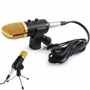 Microfone Condensador Usb Gravação Profissional Bm100fx